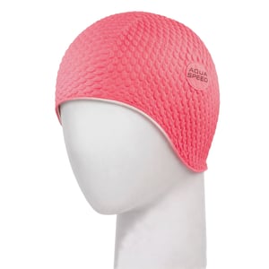Gorro de baño bombástico para mujeres | Gorro cómodo de látex suave para cabello largo