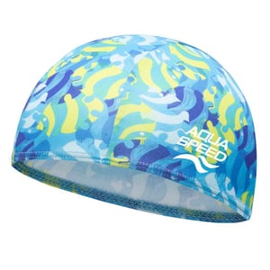 Gorro de natación de tela para bebé niña y niño con estampado | Ajuste flexible y cómodo para pequeños