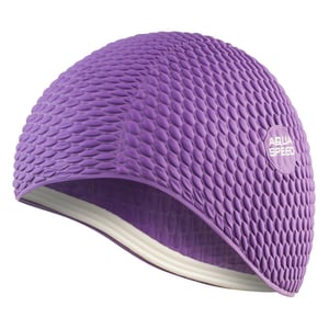 Gorro de natación Bombástico para niñas | Gorro de látex suave y cómodo para cabello largo