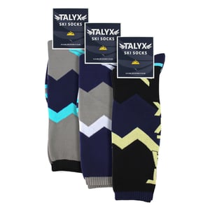 Paquete de 3 pares de calcetines de esquí para hombres, acolchados, térmicos y absorbentes de humedad, calcetines para deportes de invierno