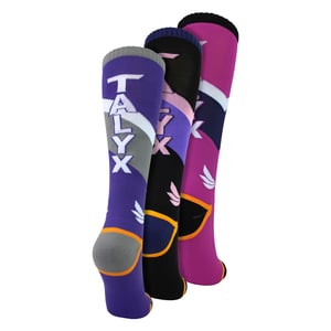 Paquete de 3 pares de calcetines de esquí para mujeres, acolchados, térmicos y que absorben la humedad, calcetines para deportes de invierno.