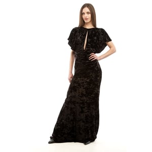 Vestido Casual de Poliéster Negro Moschino