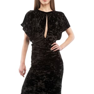 Vestido Casual de Poliéster Negro Moschino