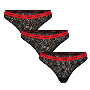 Pack de 3 Tangas de Encaje para Mujer con Logo 50535265