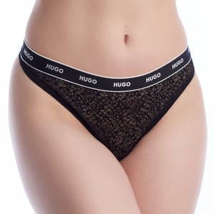 Paquete de 3 Tangas de Encaje para Mujer con Logo 50535265