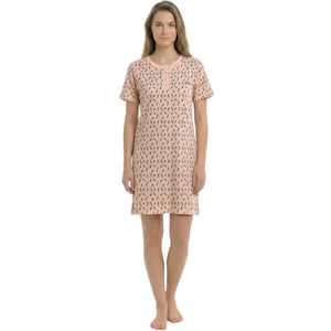 Camisón de Algodón de Manga Corta para Mujeres KL45000