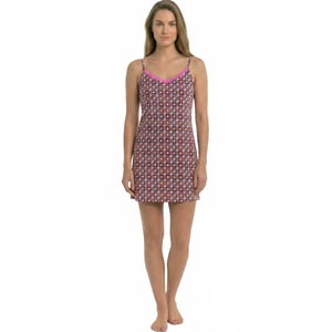 Camisón de Verano para Mujer con Tirantes Finos en Algodón KL45300