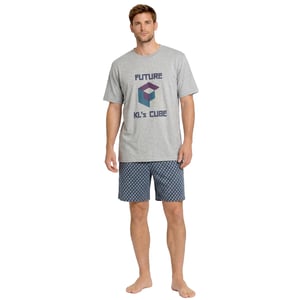 Pijamas cortos de algodón para hombre de verano KL30000