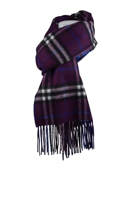 Burberry Bufanda Púrpura