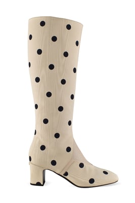 Valentino Garavani Botas Equivoque Beige