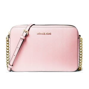 Bolso Cruzado de Cuero Jet Set 35T8GTTC9L para Mujeres