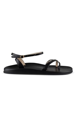 THE ROW Sandalias Hugh Negro