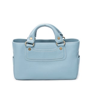 Celine Boogie Bag  en  azul claro Cuero de ternero