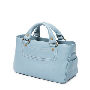 Celine Boogie Bag  en  azul claro Cuero de ternero