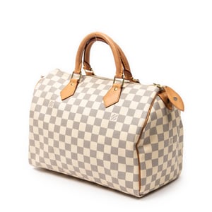 Louis Vuitton Speedy 30 en  marfil Lienzo recubierto