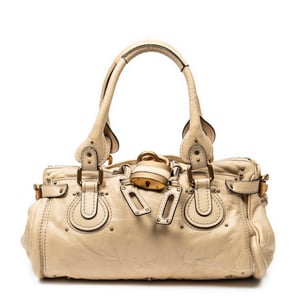Chloé Paddington  en  beige Cuero de ternero