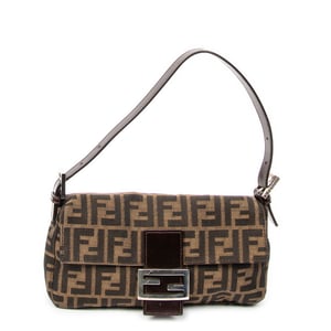 Fendi Baguette  en  marrón Lienzo