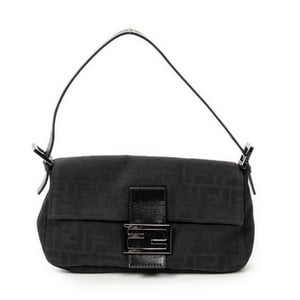 Fendi Baguette  en  negro Lienzo