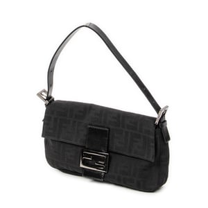 Fendi Baguette  en  negro Lienzo