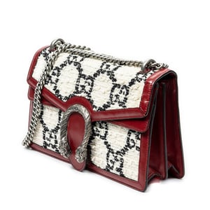 Gucci Small Dionysus Chain Crossbody  en  marfil Lienzo