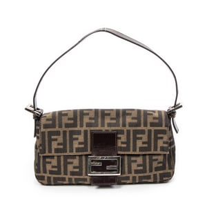 Fendi Baguette  en  caqui Lienzo