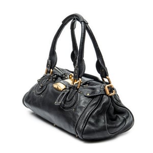 Chloé Paddington  en  negro Cuero de ternero