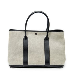 Hermès Garden Party PM en  negro Lienzo