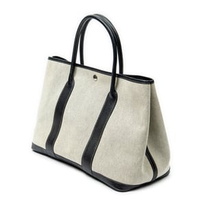 Hermès Garden Party PM en  negro Lienzo