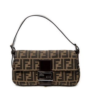 Fendi Baguette  en  Brown Lienzo