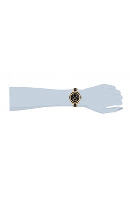 Invicta Bolt 30894 Reloj de Mujer - Movimiento de Cuarzo - Acero Inoxidable con Esfera Negra - 41 mm