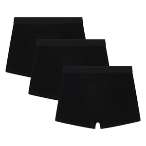 Paquete de 3 Boxer para Niños Negros, Ropa Interior Suave y Transpirable