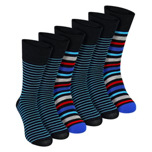 Paquete de 6 Calcetines de Bambú para Hombre Sin Elastano Suaves Transpirables para Comodidad Diaria