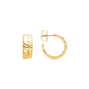 Pendientes Luxenter acabado oro 18K - Thety