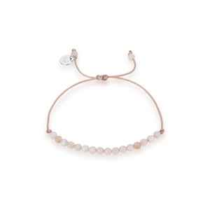 Pulsera Luxenter de Plata de Ley 925 con Jade Blanco acabada en rodio - Aquisa