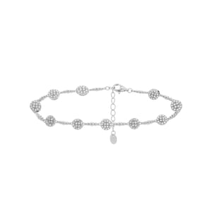 Pulsera Luxenter de Plata de Ley 925 con Circonita Brillante acabada en rodio - Inajwa