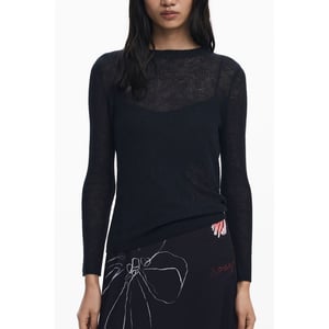 Túnica de Manga Larga de Tejido Jersey