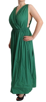 Vestido Maxi Sin Mangas De V Cuello Dolce Gabbana