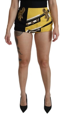 Pantalones Cortos Dolce Gabbana Amarillo Negro