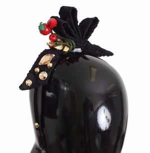 Diadema Diadema Dolce & Gabbana Taza de Frutas Berries con Cristales y Lazo para el Cabello