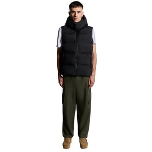 Chaleco Acolchado Soldado Negro Azabache De Lyle &amp; Scott