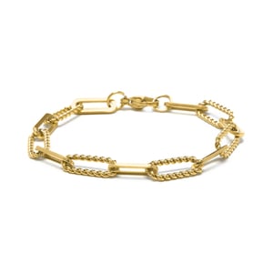 Luxenter Pulsera acabado en oro amarillo 18k - Emga