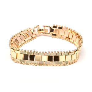 Luxenter Pulsera acabado en oro amarillo de 18k - Tifei