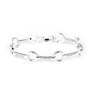 Luxenter Pulsera de Circonita Brillante acabado en rodio - Dimaran