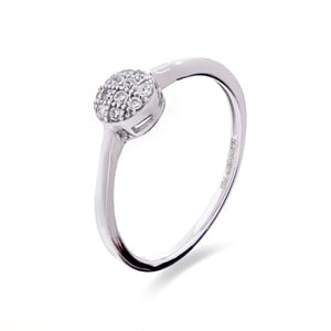 Luxenter Anillo de Plata de Ley 925 y Circonita Brillante acabado en rodio - Micmir