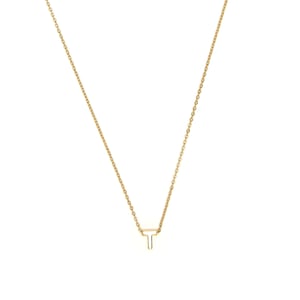 Luxenter Collar acabado oro amarillo 18k - Alphabet