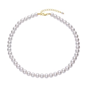 Luxenter Collar con Perla Blanca acabado oro 18k - Jamel