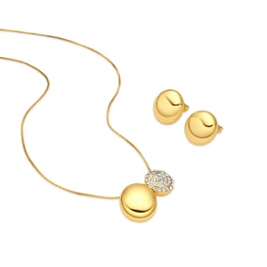 Luxenter Conjuntos de Circonita Brillante acabado en oro amarillo de 18k - Mupio