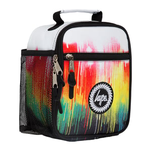 Bolsa de Almuerzo para Niños Gotas Multicolores | Caja Térmica Aislada para el Almuerzo Escolar 4.5L
