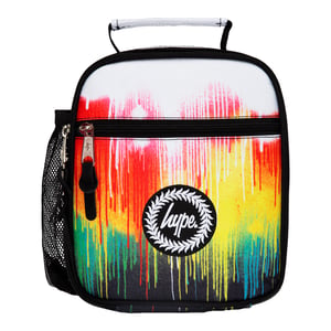 Bolsa de Almuerzo para Niños Gotas Multicolores | Caja Térmica Aislada para el Almuerzo Escolar 4.5L