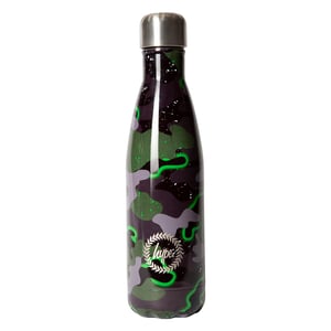 Botella Térmica de 500ml | Acero Inoxidable Verde Camuflaje Aislada a Prueba de Fugas